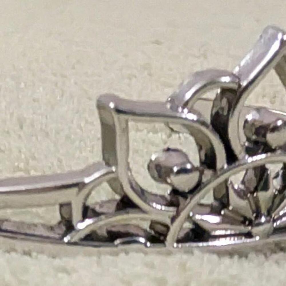 Silvertone Bracelet Tiara Crown Style Metal Cuff New Princess Bride Sunset NWOT - Picture 2 of 4